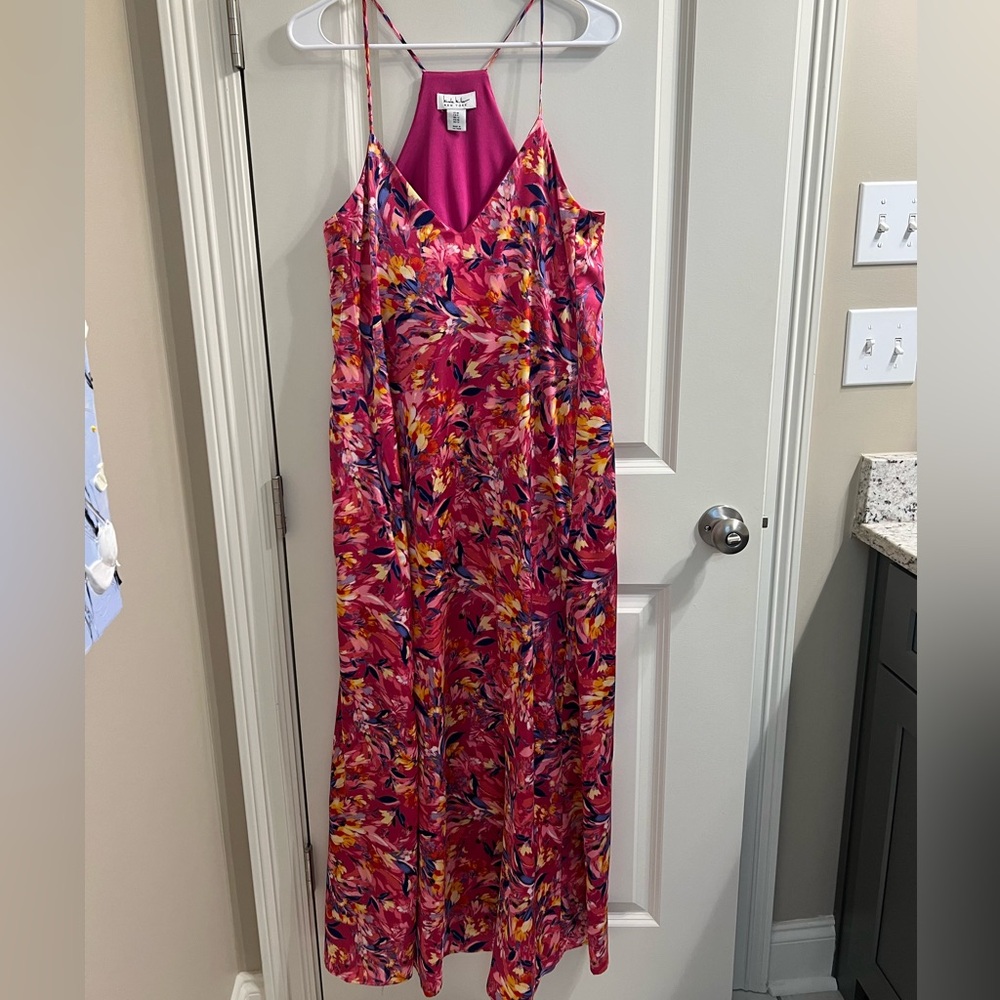 Satin Nicole Miller dress